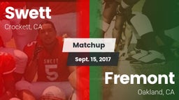 Matchup: Swett vs. Fremont  2017