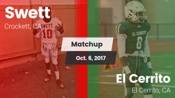 Matchup: Swett vs. El Cerrito  2017