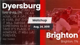 Matchup: Dyersburg vs. Brighton  2018