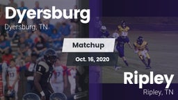 Matchup: Dyersburg vs. Ripley  2020