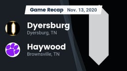 Recap: Dyersburg  vs. Haywood  2020
