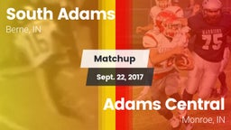 Matchup: South Adams vs. Adams Central  2017