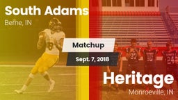 Matchup: South Adams vs. Heritage  2018
