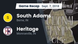 Recap: South Adams  vs. Heritage  2018