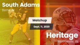 Matchup: South Adams vs. Heritage  2020