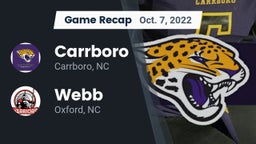 Recap: Carrboro  vs. Webb  2022