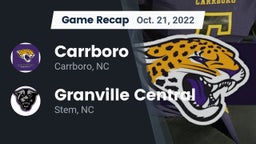 Recap: Carrboro  vs. Granville Central  2022