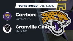 Recap: Carrboro  vs. Granville Central  2023