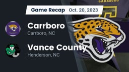 Recap: Carrboro  vs. Vance County  2023