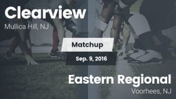 Matchup: Clearview vs. Eastern Regional  2016