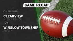 Recap: Clearview  vs. Winslow Township  2016