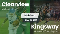 Matchup: Clearview vs. Kingsway  2016