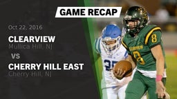 Recap: Clearview  vs. Cherry Hill East  2016