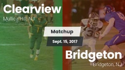 Matchup: Clearview vs. Bridgeton  2017