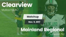Matchup: Clearview vs. Mainland Regional  2017
