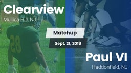 Matchup: Clearview vs. Paul VI  2018