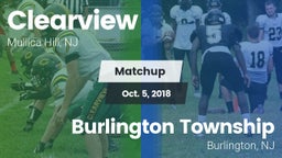 Matchup: Clearview vs. Burlington Township  2018