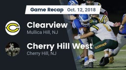 Recap: Clearview  vs. Cherry Hill West  2018