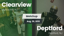 Matchup: Clearview vs. Deptford  2019