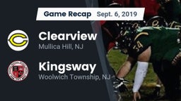 Recap: Clearview  vs. Kingsway  2019