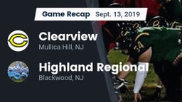 Recap: Clearview  vs. Highland Regional  2019