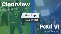 Matchup: Clearview vs. Paul VI  2019
