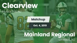 Matchup: Clearview vs. Mainland Regional  2019