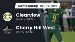 Recap: Clearview  vs. Cherry Hill West  2019