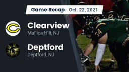 Recap: Clearview  vs. Deptford  2021