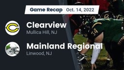 Recap: Clearview  vs. Mainland Regional  2022