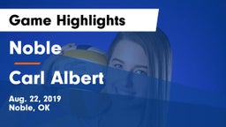 Noble  vs Carl Albert   Game Highlights - Aug. 22, 2019