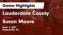 Lauderdale County  vs Susan Moore  Game Highlights - Sept. 4, 2021