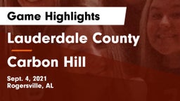 Lauderdale County  vs Carbon Hill Game Highlights - Sept. 4, 2021