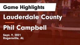 Lauderdale County  vs Phil Campbell Game Highlights - Sept. 9, 2021