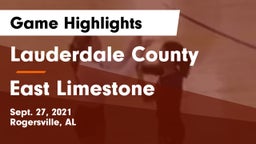 Lauderdale County  vs East Limestone  Game Highlights - Sept. 27, 2021