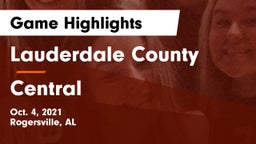 Lauderdale County  vs Central  Game Highlights - Oct. 4, 2021