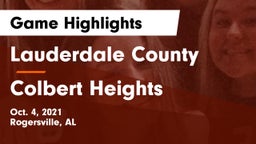 Lauderdale County  vs Colbert Heights  Game Highlights - Oct. 4, 2021