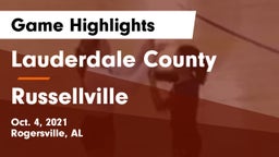 Lauderdale County  vs Russellville  Game Highlights - Oct. 4, 2021