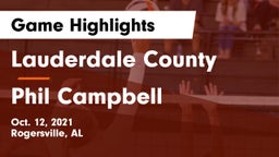 Lauderdale County  vs Phil Campbell Game Highlights - Oct. 12, 2021