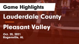 Lauderdale County  vs Pleasant Valley Game Highlights - Oct. 20, 2021