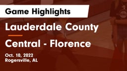 Lauderdale County  vs Central  - Florence Game Highlights - Oct. 10, 2022
