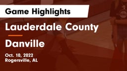 Lauderdale County  vs Danville Game Highlights - Oct. 10, 2022