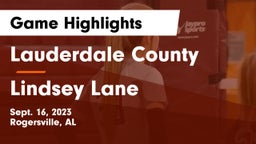 Lauderdale County  vs Lindsey Lane Game Highlights - Sept. 16, 2023