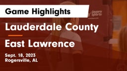 Lauderdale County  vs East Lawrence  Game Highlights - Sept. 18, 2023