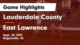 Lauderdale County  vs East Lawrence  Game Highlights - Sept. 28, 2023