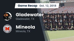 Recap: Gladewater  vs. Mineola  2018