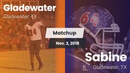 Matchup: Gladewater vs. Sabine  2018