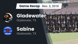 Recap: Gladewater  vs. Sabine  2018
