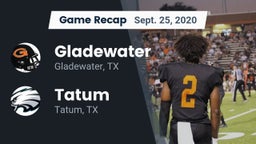 Recap: Gladewater  vs. Tatum  2020