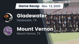 Recap: Gladewater  vs. Mount Vernon  2020